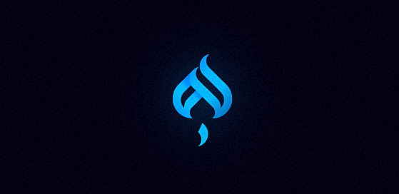 藍色火焰標志設(shè)計