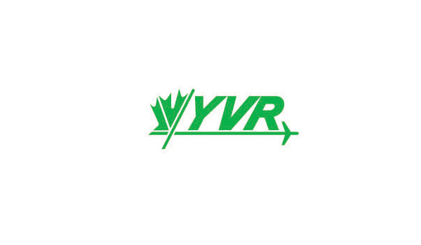 以楓葉和字母YVR為造型，下方設(shè)計(jì)了飛機(jī)的圖形，兩者相結(jié)合的公司LOGO設(shè)計(jì)