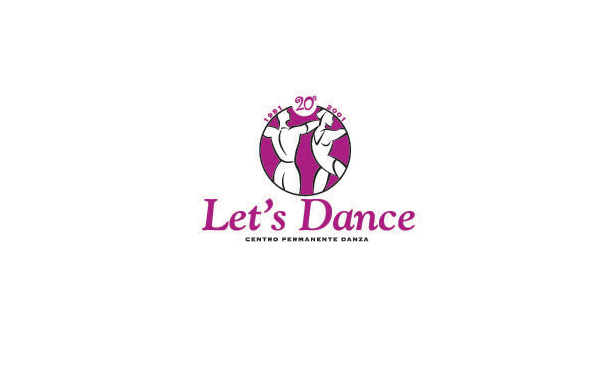 Lets Dance舞蹈培訓(xùn)機(jī)構(gòu)LOGO設(shè)計(jì)：用紫色為主色系，圓形的圖形中有舞蹈的元素來體現(xiàn)