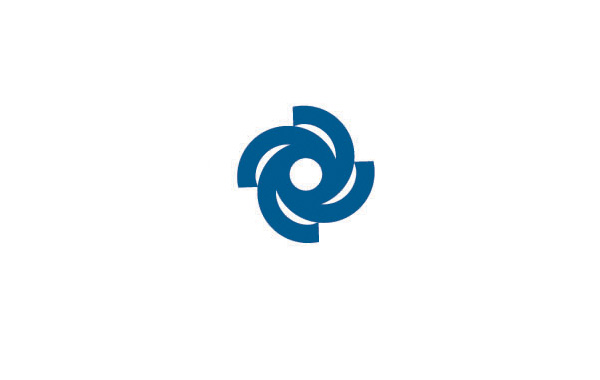 以飛機(jī)的螺旋槳為原型的公司logo設(shè)計(jì)