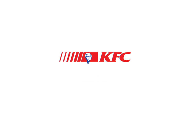 餐飲logo設計：此logo為國際知名品牌肯德基的logo，logo將肯德基的創(chuàng)始人哈蘭 . 山德士上校，將其的形象做成logo的一個設計與元素