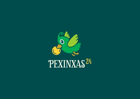 PEXINXAS24小時投遞公司LOGO設(shè)計采用了飛翔的小鳥為靈感