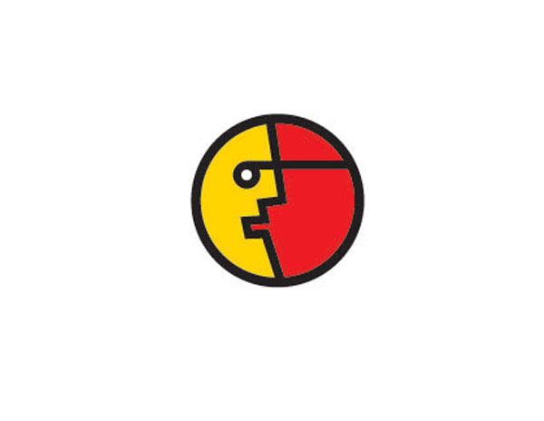 機(jī)器人側(cè)臉做的LOGO設(shè)計(jì)