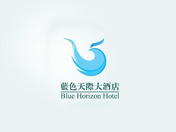 藍(lán)天國際大酒店LOGO設(shè)計
