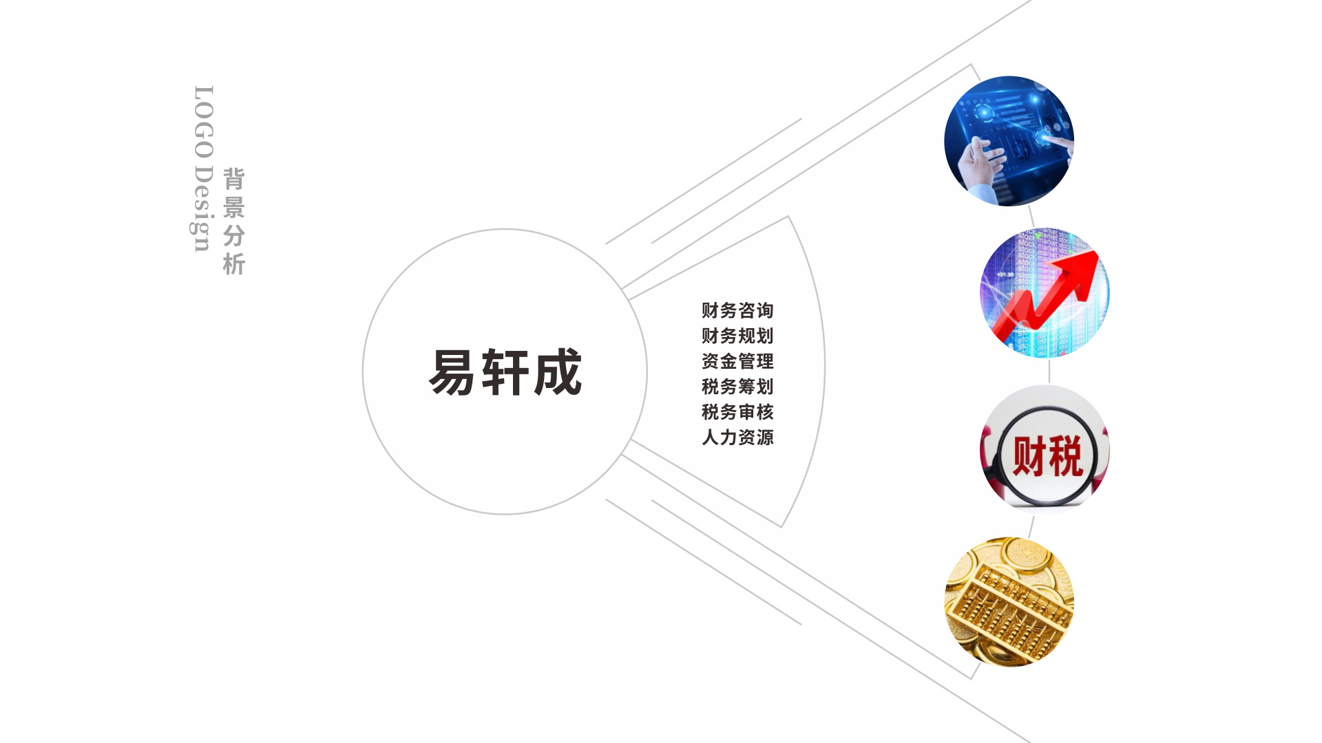易軒成財(cái)稅服務(wù)LOGO設(shè)計(jì)創(chuàng)意解析
