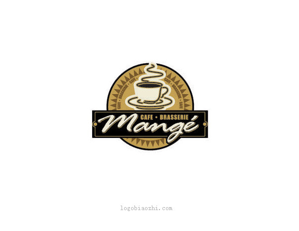 MANGE咖啡圖案標志設(shè)計欣賞
