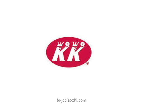 兩個K字母與橢圓的LOGO