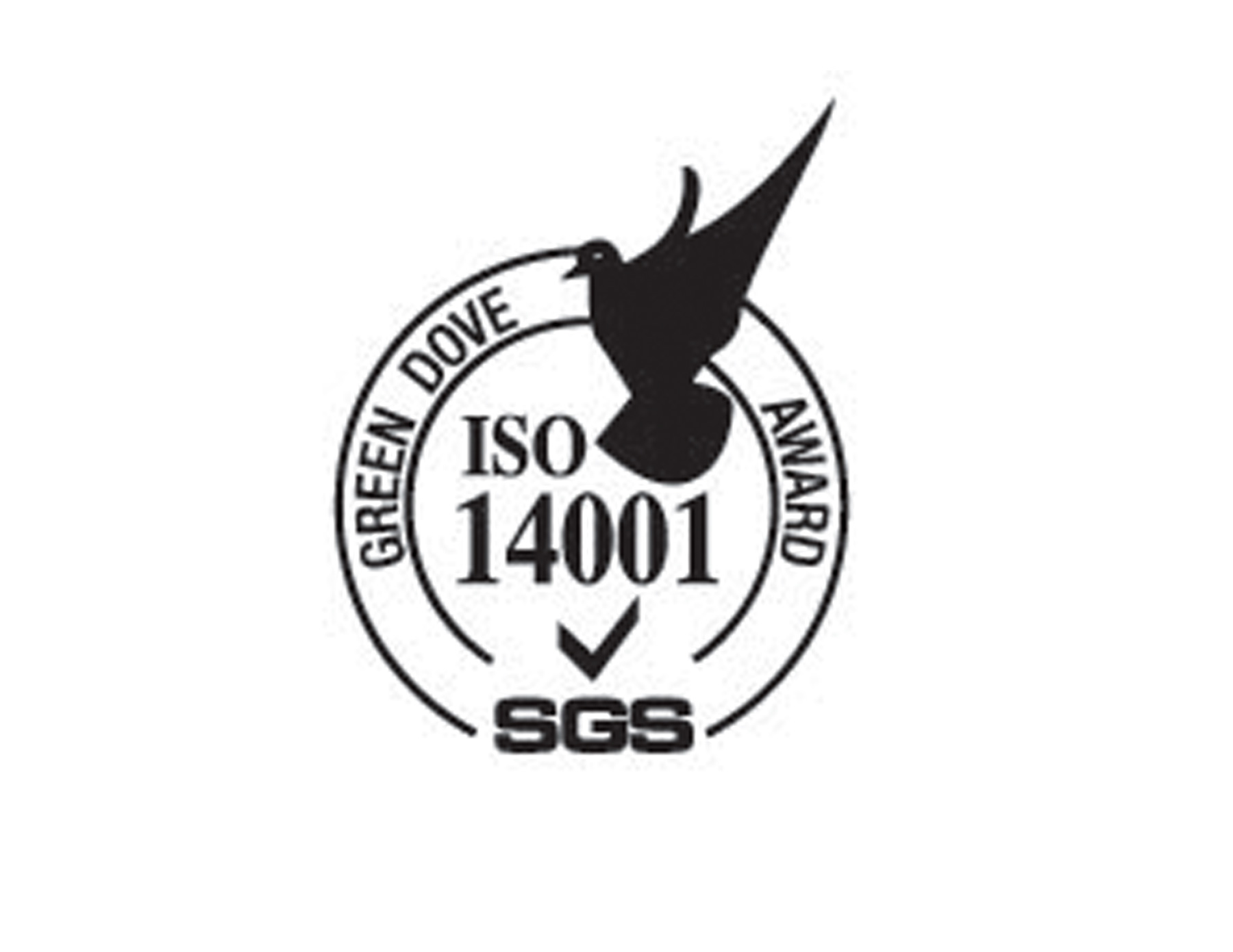 SGSISO14001國(guó)外一款認(rèn)證LOGO設(shè)計(jì)以徽章形態(tài)來體現(xiàn)權(quán)威。