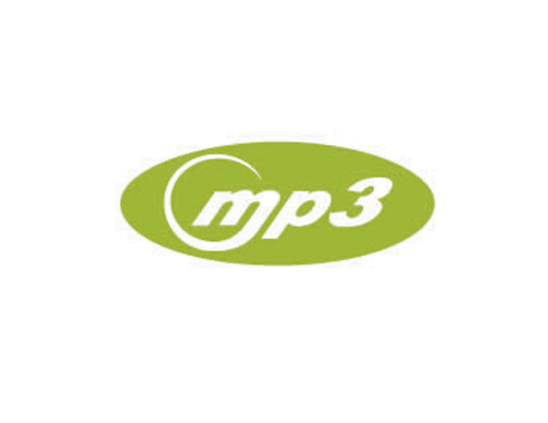 MP3商標(biāo)圖形用綠色的橢圓形體現(xiàn)輕快舒心的感覺(jué)